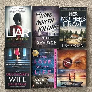 Collection of Six Mystery and Thriller Novels